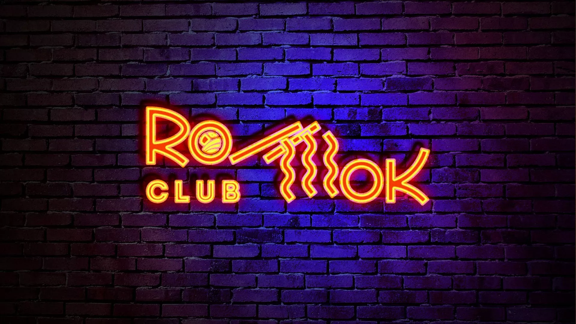 Разработка интерьерной вывески суши-бара «Roll Wok Club» в Валуйках
